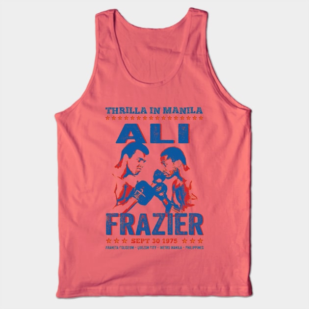 Thrilla in Manila Ali V's Frazier Vintage Tank Top by Artizan